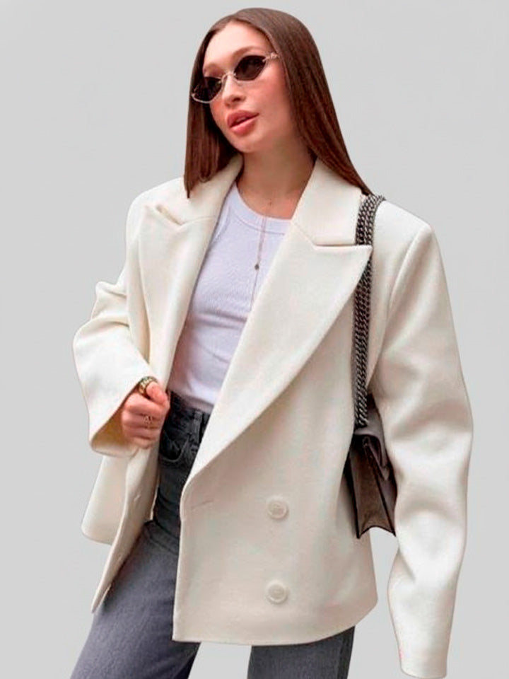 Double-Breasted Wool Blazer