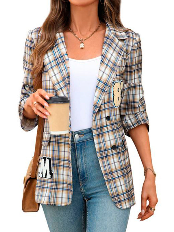 Plaid Blazer Jacket
