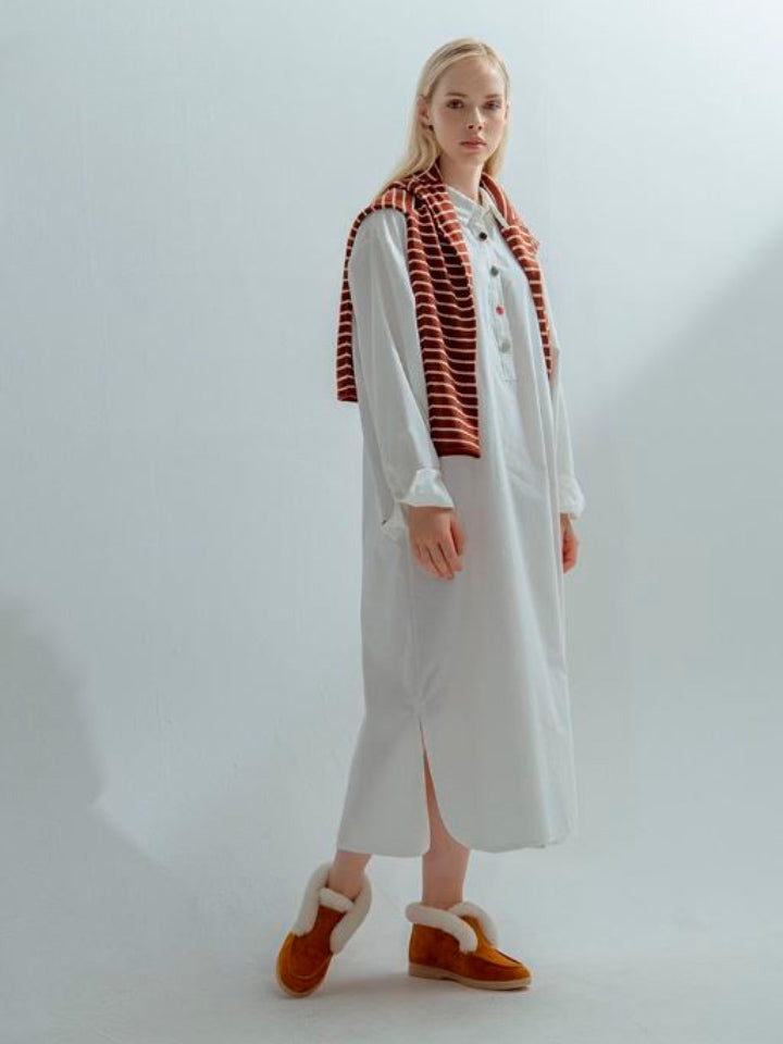 Suede Ankle Boots with Natural Fur Lining