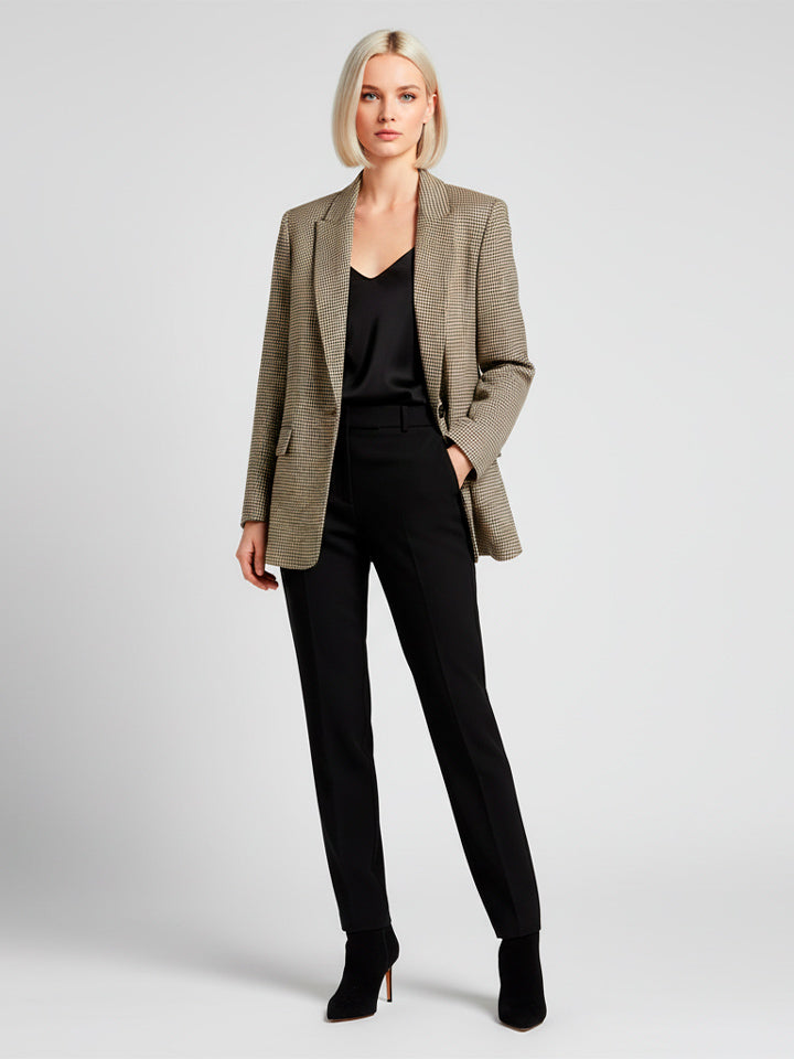 Heritage Plaid Double-Breasted Blazer