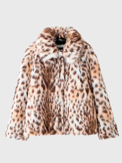 Animal Print Zip-Front Jacket