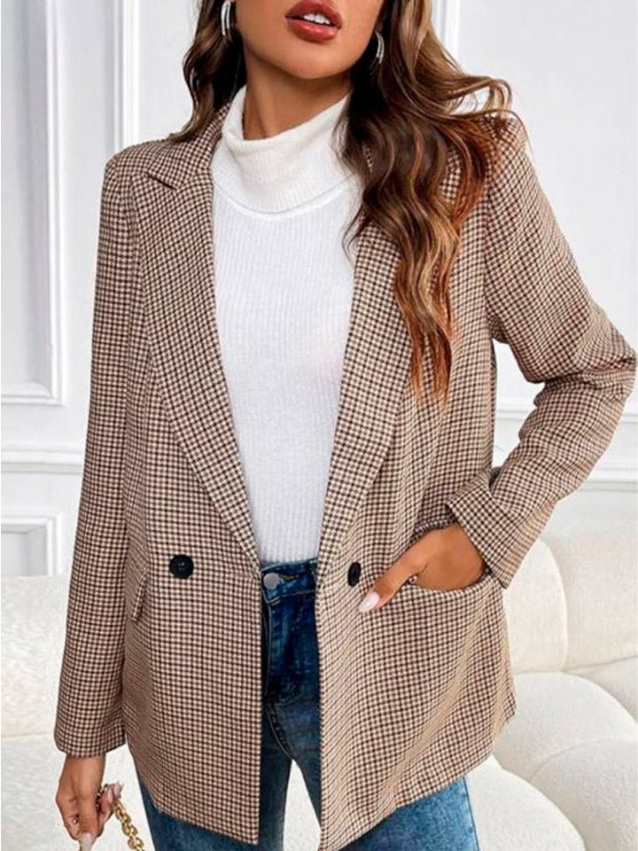 Houndstooth Slim Fit Blazer