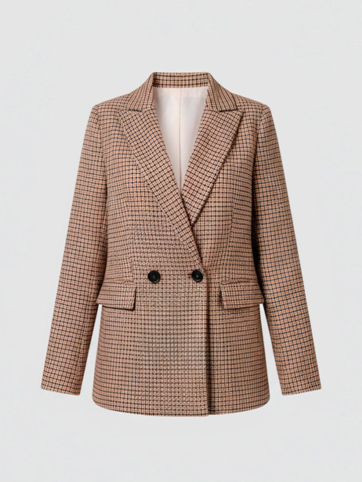 Houndstooth Slim Fit Blazer