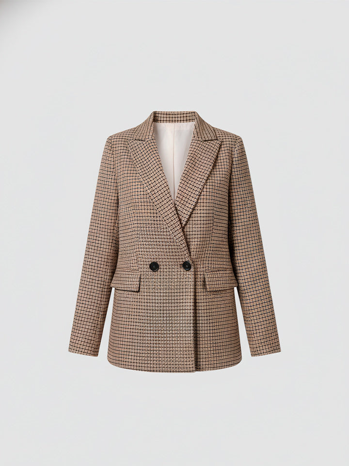Houndstooth Slim Fit Blazer
