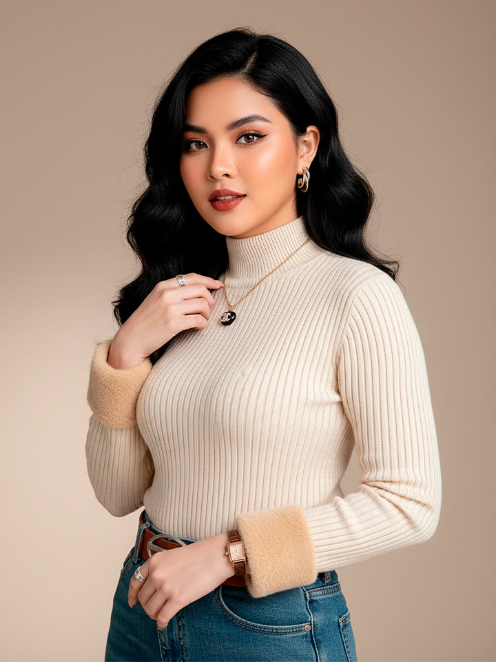 The Retro Thermal Turtleneck
