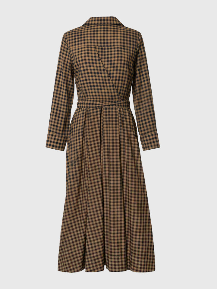 Plaid Shirt Dress