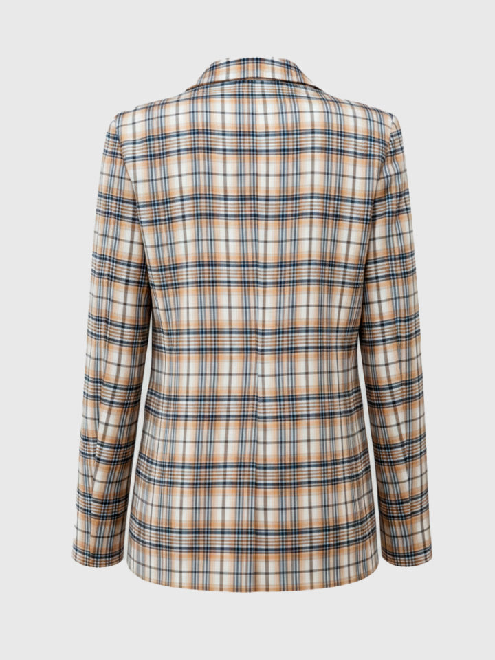 Plaid Blazer Jacket