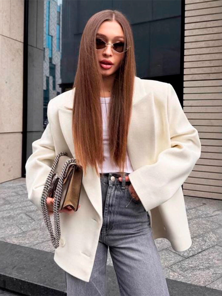 Double-Breasted Wool Blazer