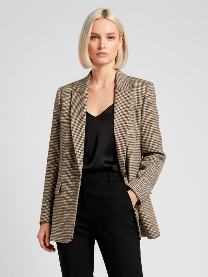 Heritage Plaid Double-Breasted Blazer