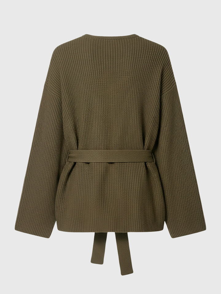 Women's Round Neck Single-Breasted Jacket