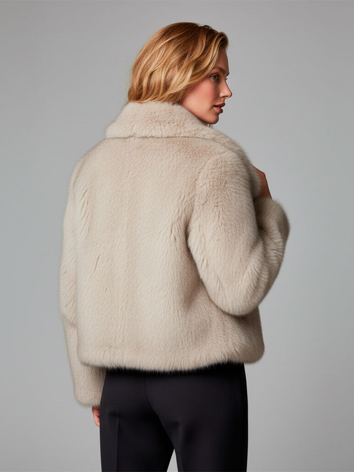 Luxe Faux Fur Statement Coat