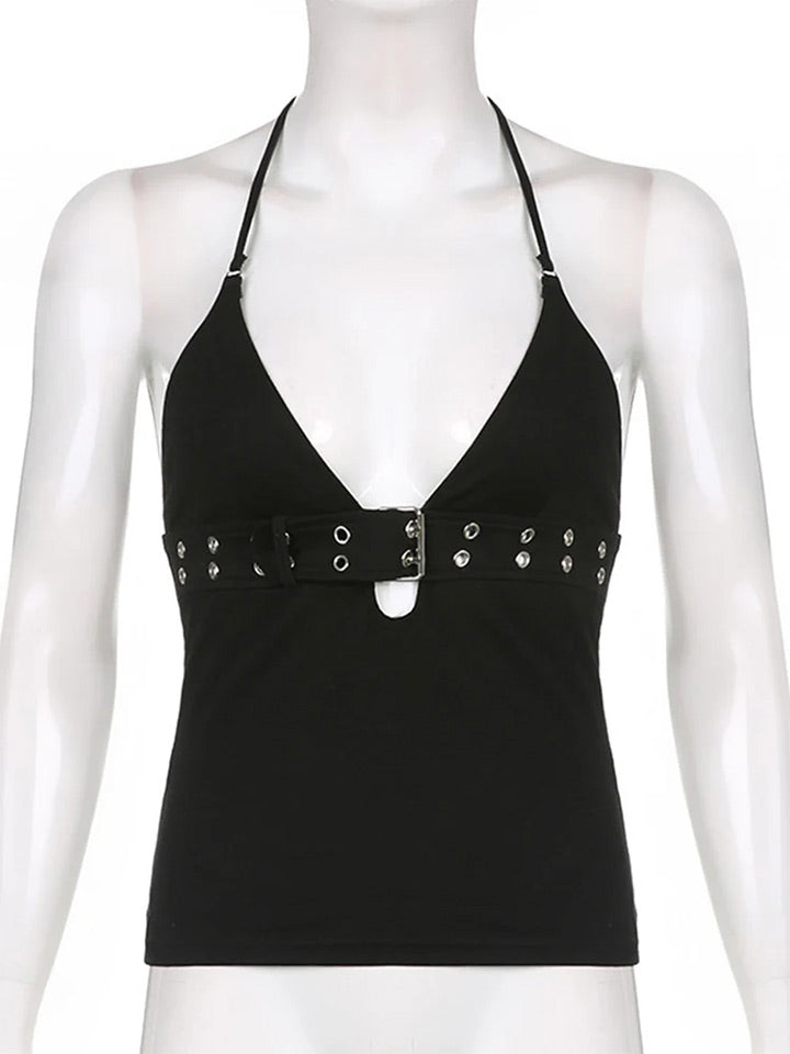 Lace-Up Bandage Crop Top