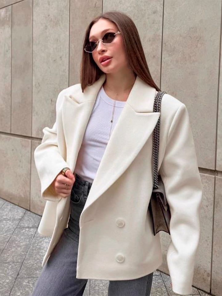 Double-Breasted Wool Blazer