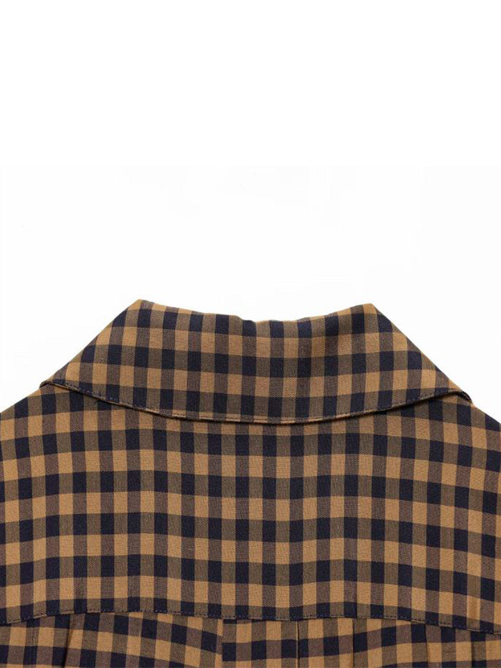 Plaid Shirt Dress