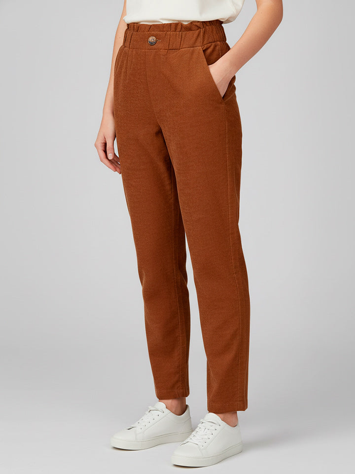 Patchwork Straight-Leg Trousers