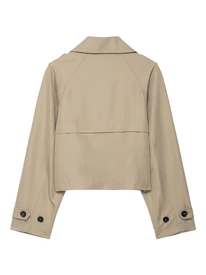 Women's Double-Breasted Trench Coat
