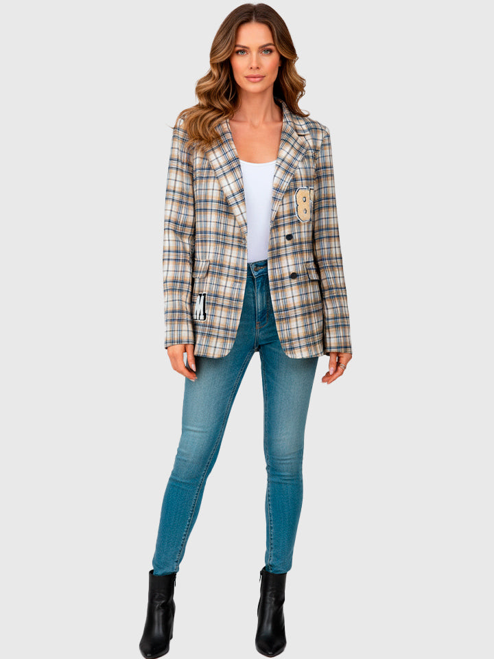 Plaid Blazer Jacket