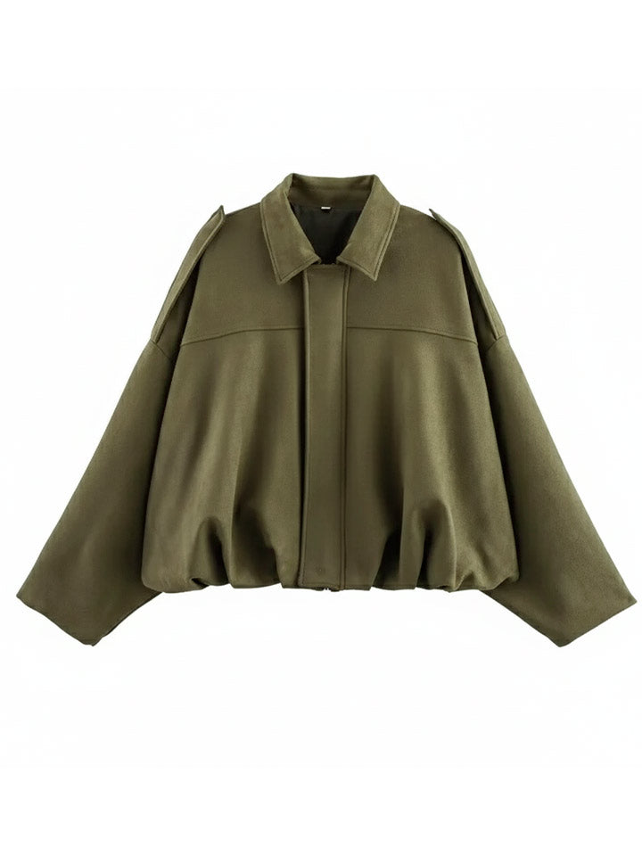 Vintage Oversized Bomber Jacket