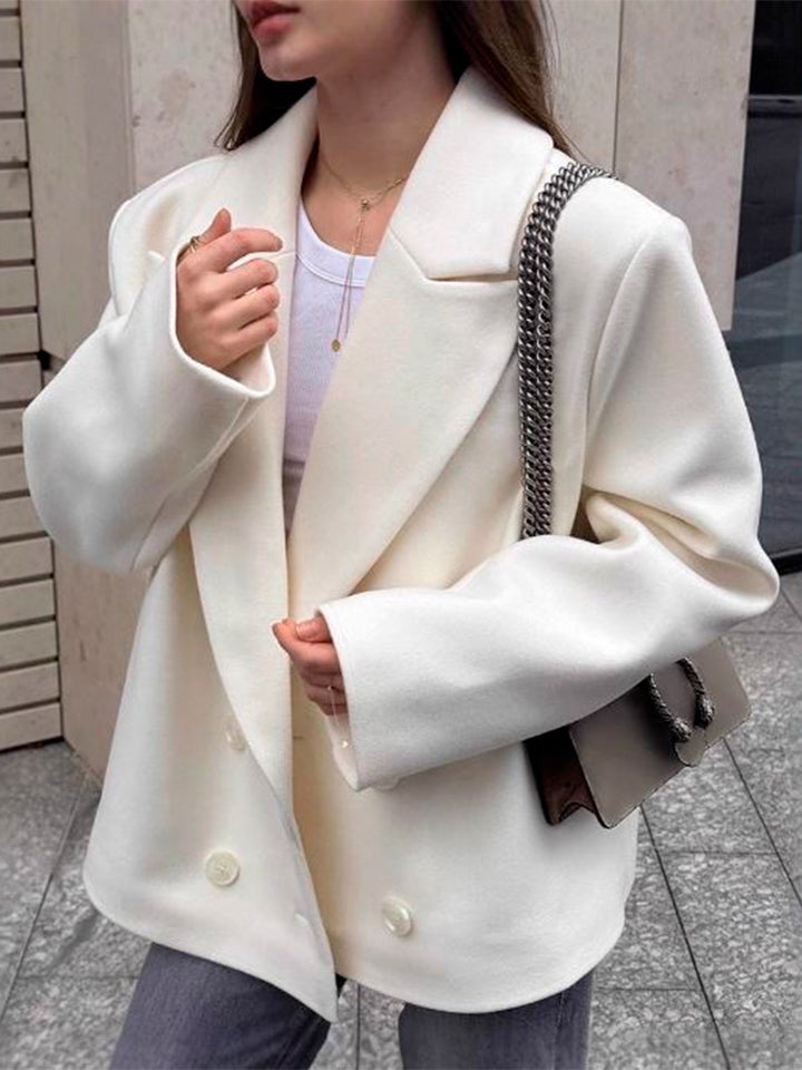 Double-Breasted Wool Blazer