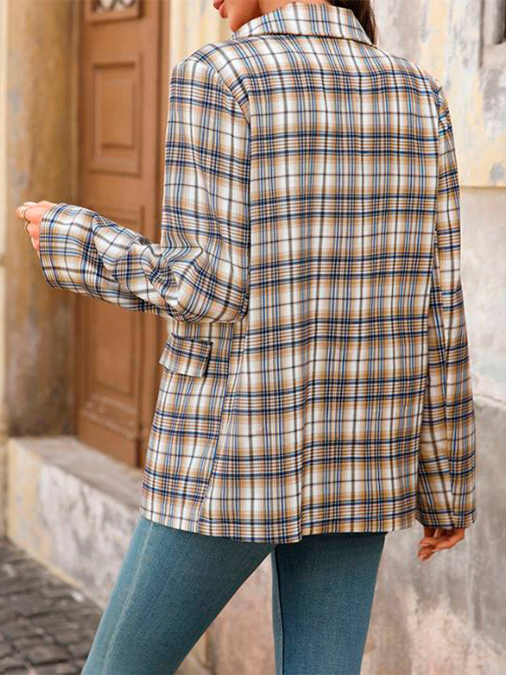 Plaid Blazer Jacket