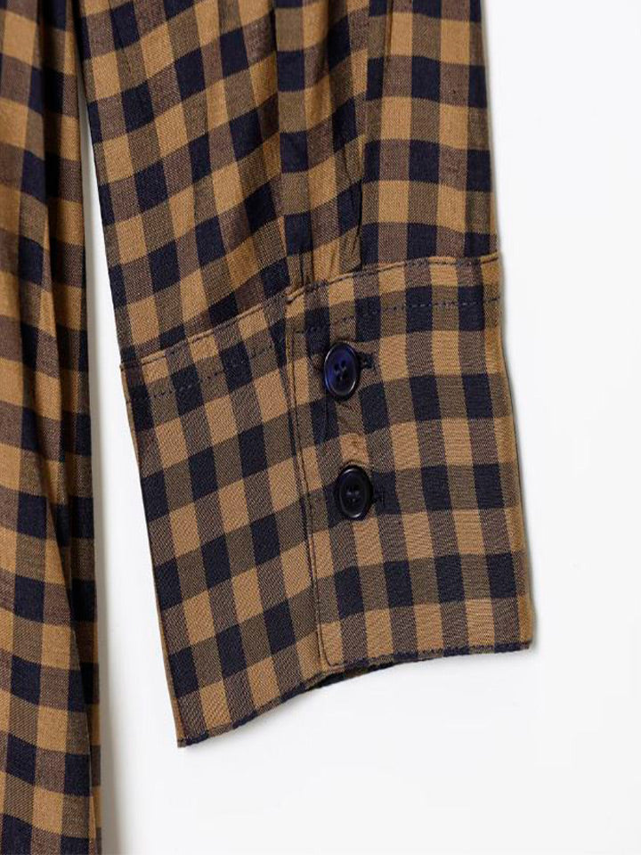 Plaid Shirt Dress