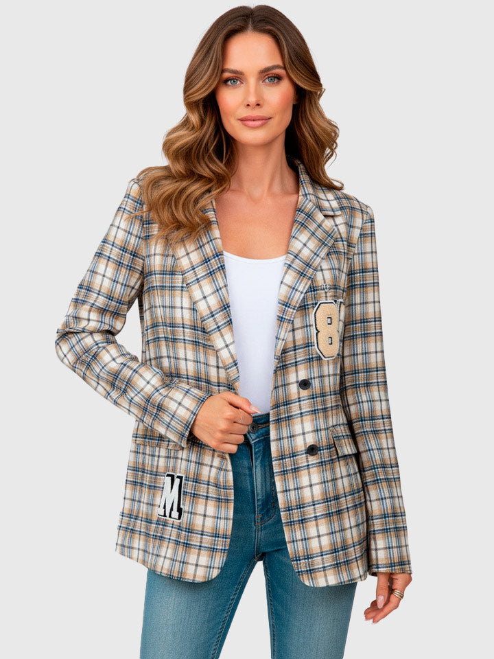 Plaid Blazer Jacket