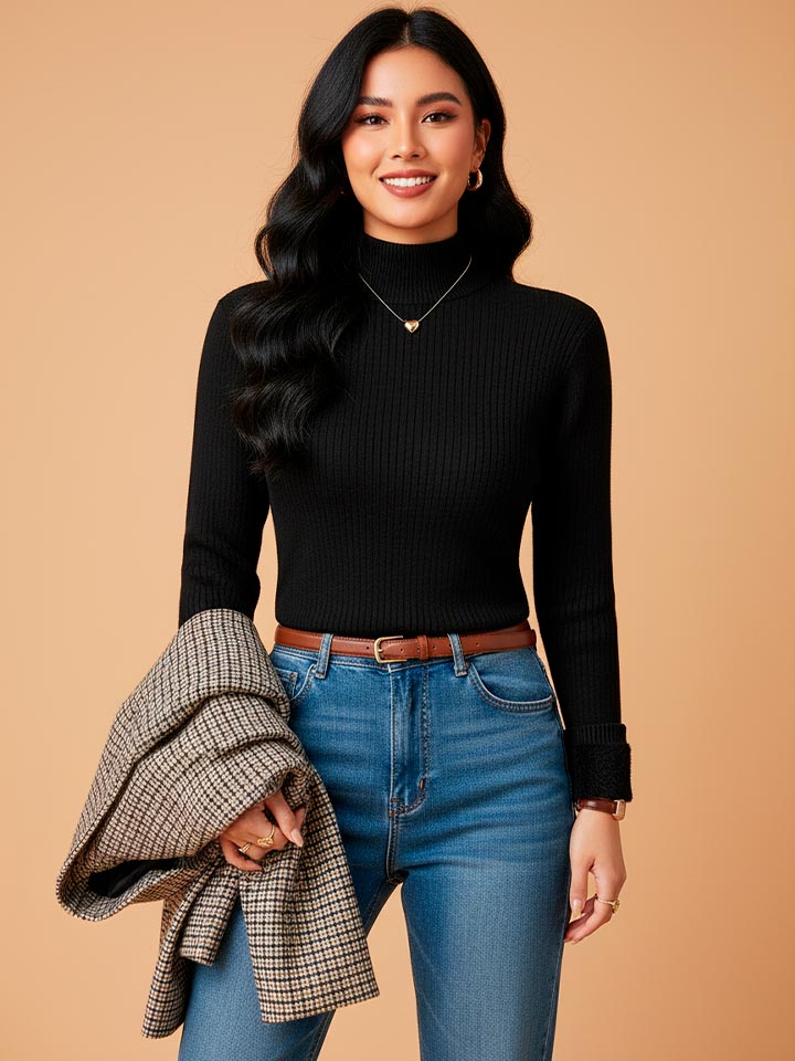 The Retro Thermal Turtleneck