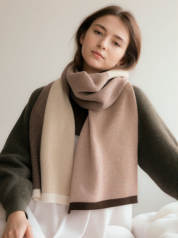 Thermal Contrast Acrylic Scarf
