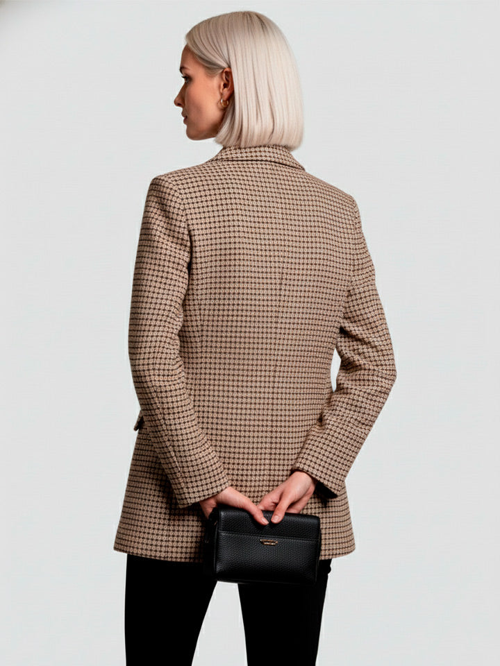 Houndstooth Slim Fit Blazer