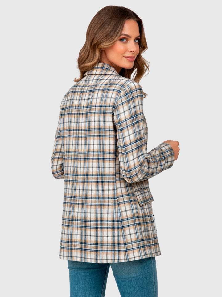 Plaid Blazer Jacket