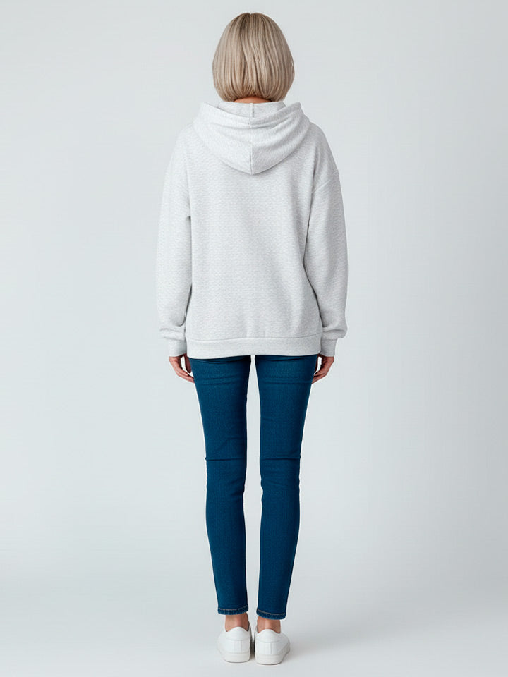 Women's Hooded Knit Jacket