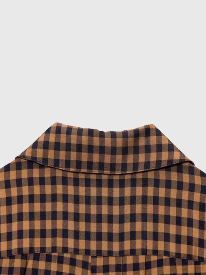 Plaid Shirt Dress