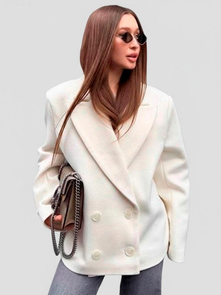 Double-Breasted Wool Blazer