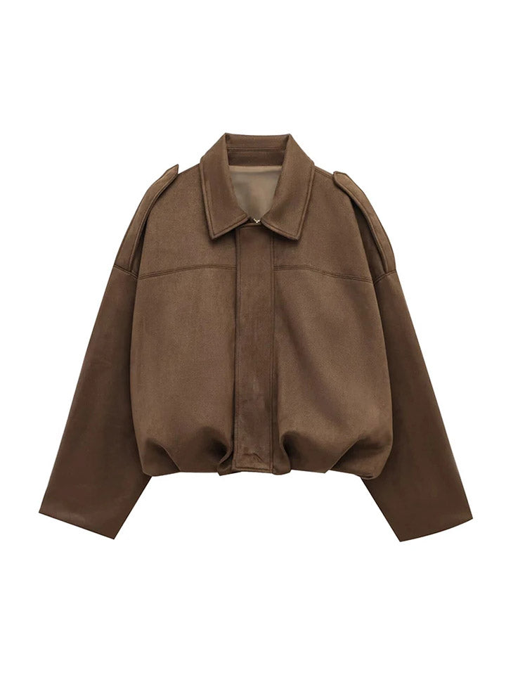 Vintage Oversized Bomber Jacket