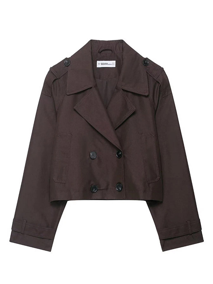 Women's Double-Breasted Trench Coat