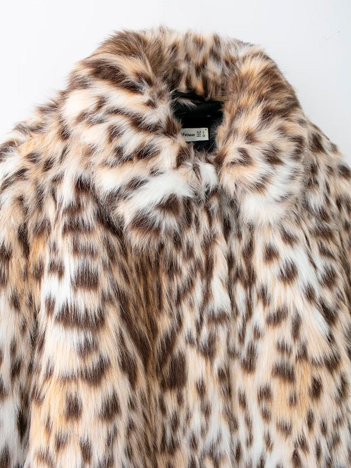 Animal Print Zip-Front Jacket
