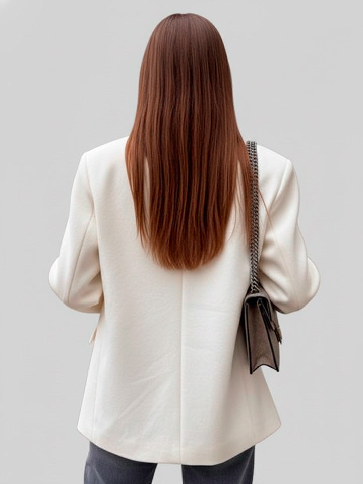 Double-Breasted Wool Blazer