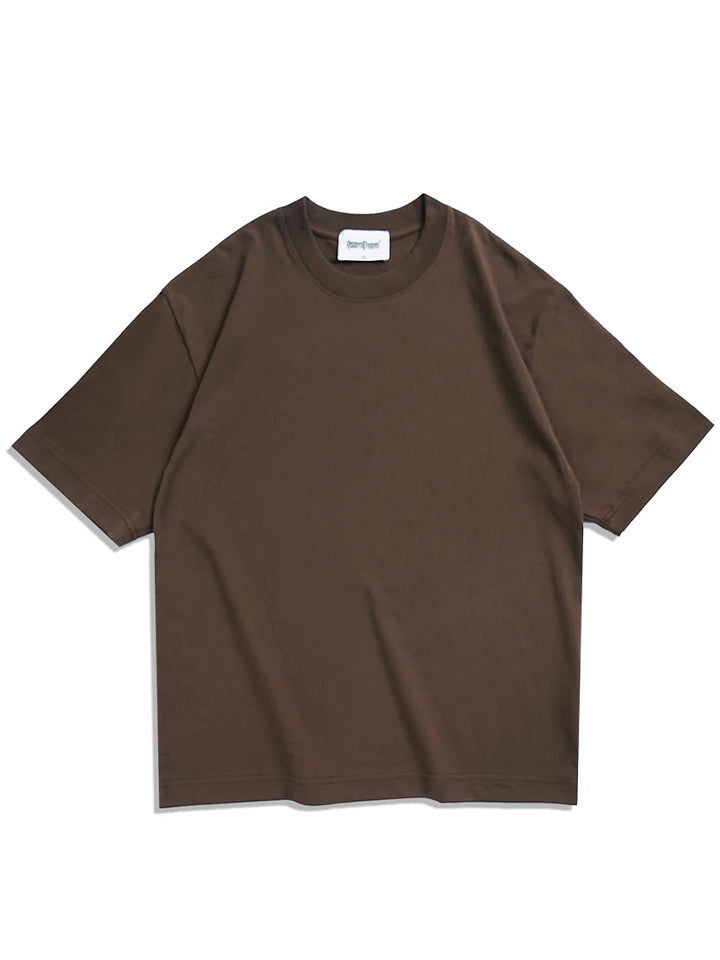 Oversized Essential T-Shirt in Warm Brown