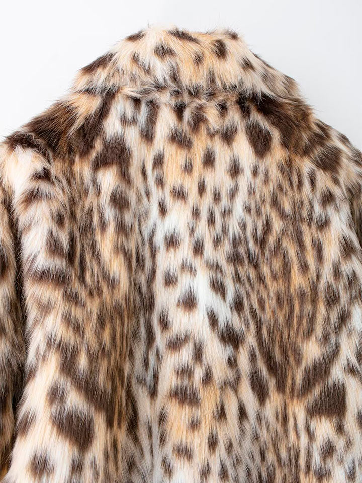 Animal Print Zip-Front Jacket