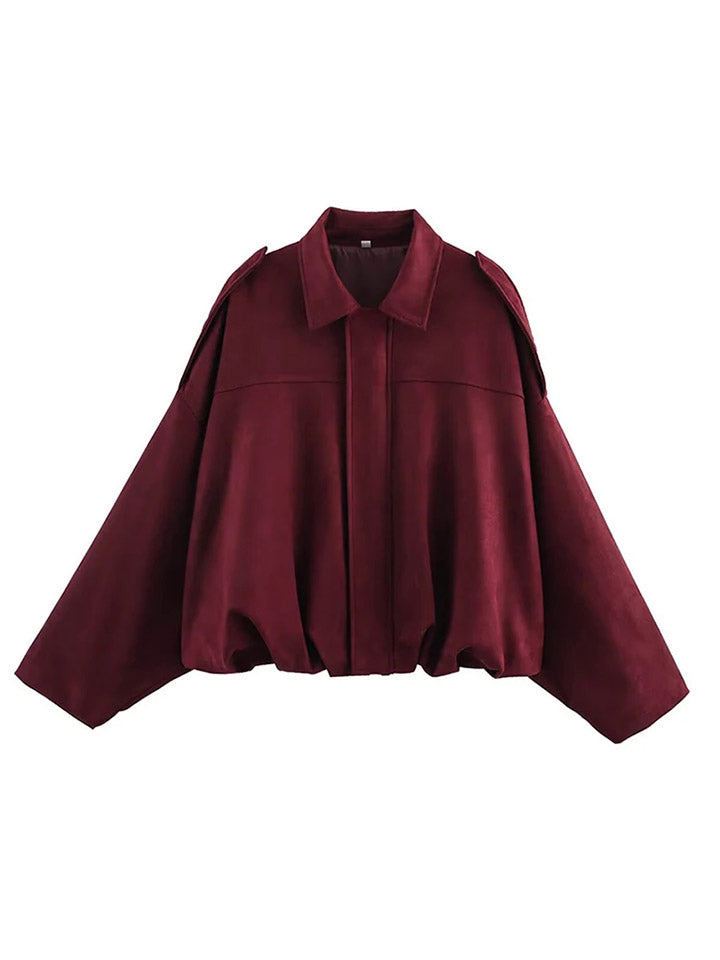 Vintage Oversized Bomber Jacket