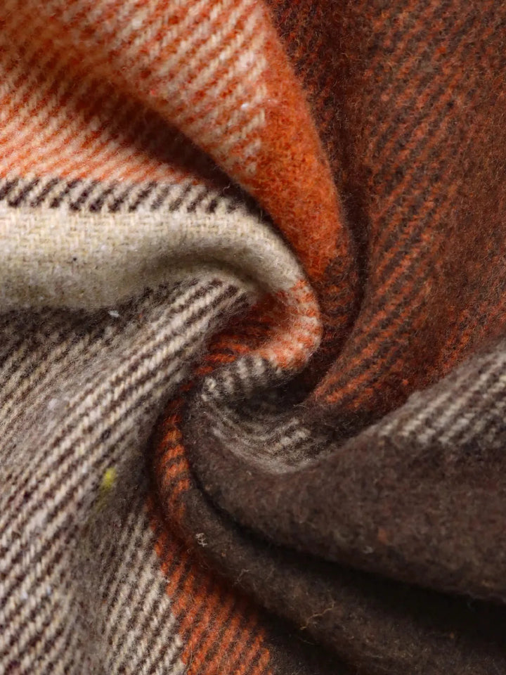 Plaid Lapel Collar Blazer