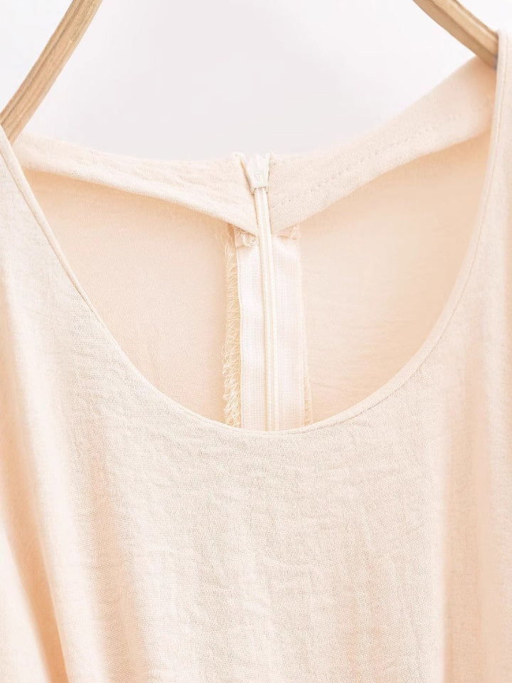 Hollow Waist Maxi Dress