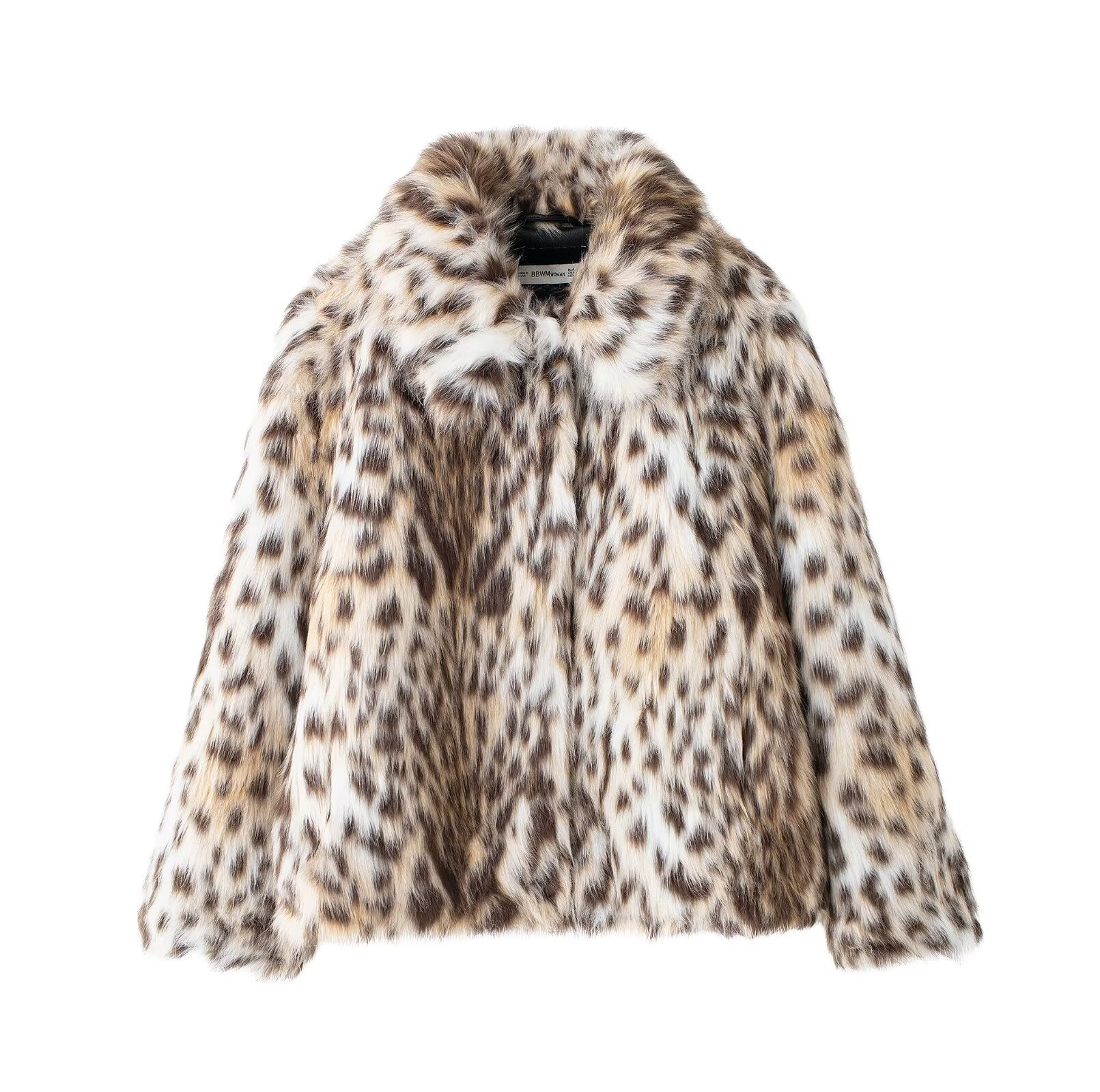 Animal Print Zip-Front Jacket