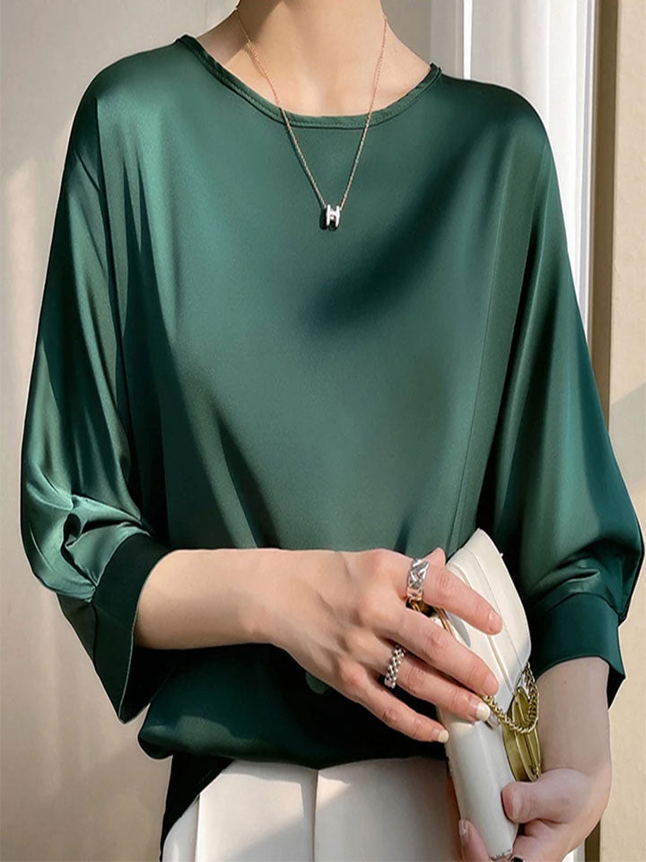 The Refined Satin Tee