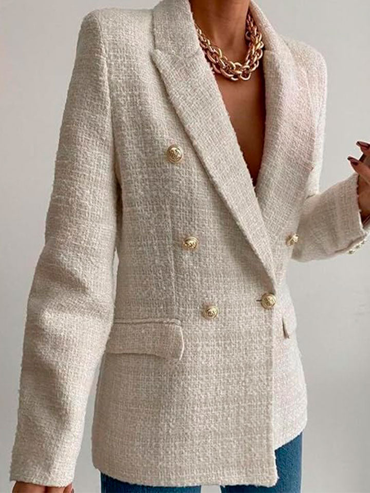 Heritage Tweed Double Breasted Blazer