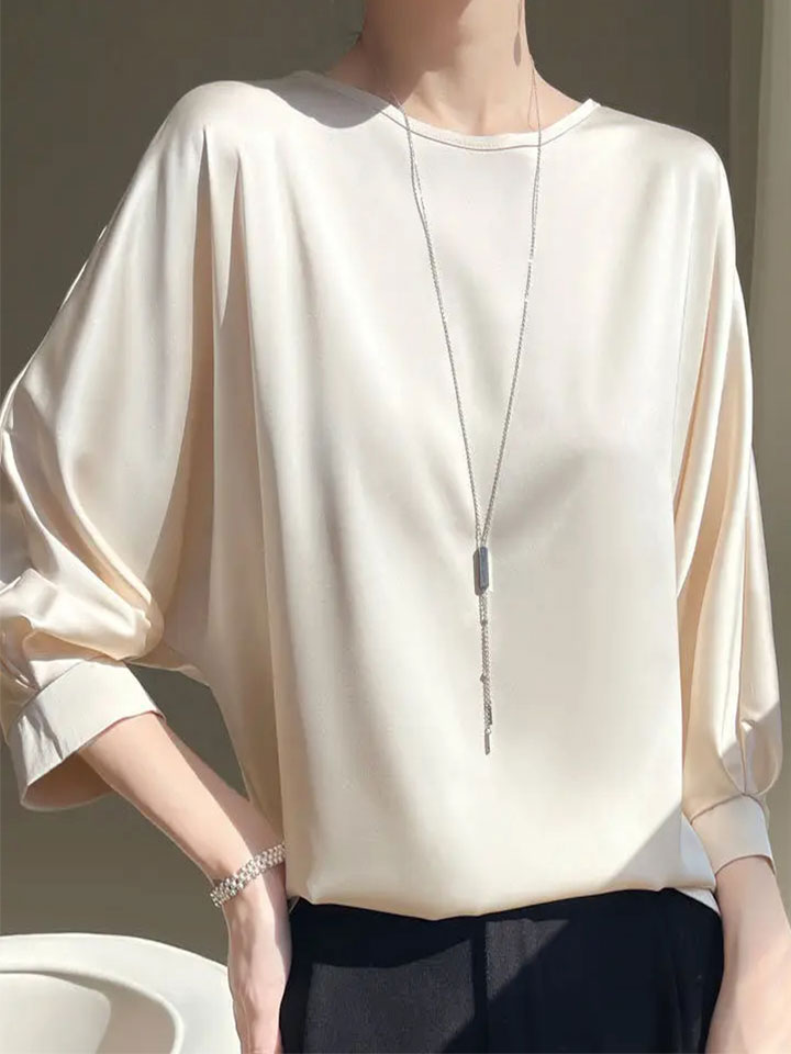 The Refined Satin Tee