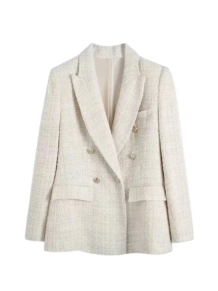 Heritage Tweed Double Breasted Blazer