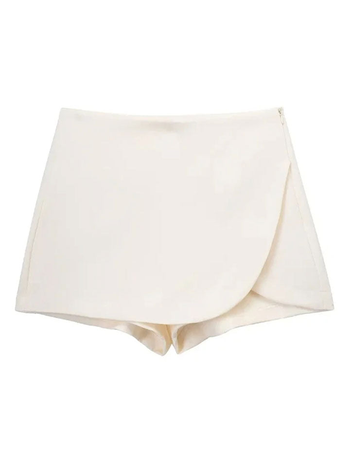 MUJER Asymmetric Mini Skirt