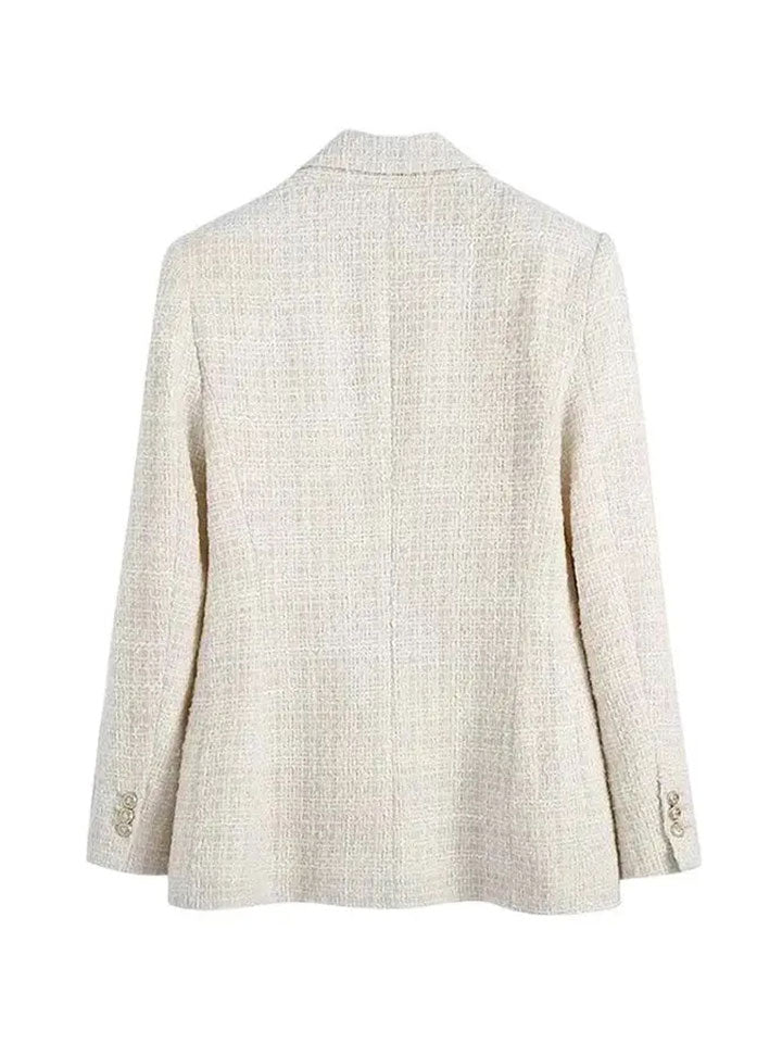 Heritage Tweed Double Breasted Blazer