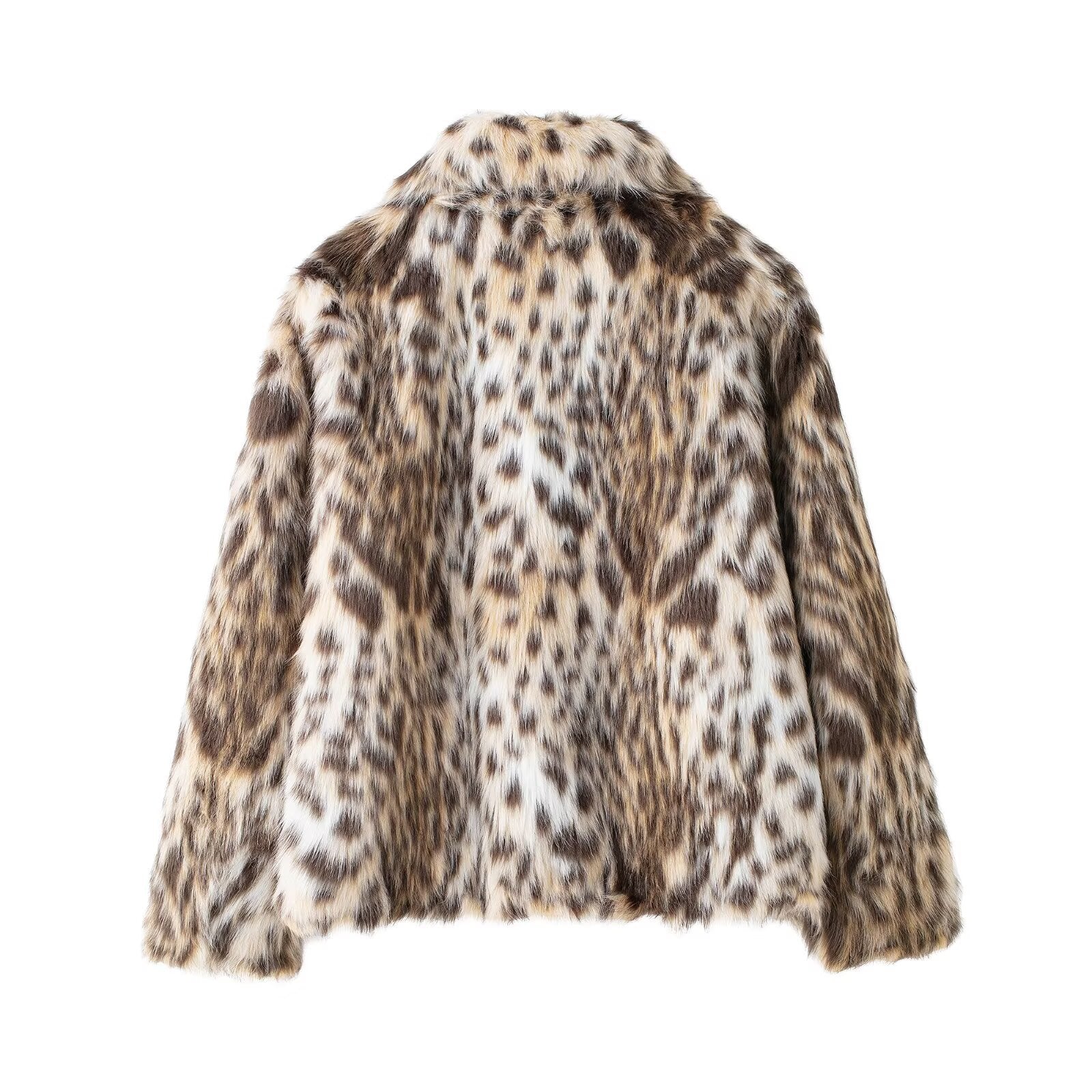 Animal Print Zip-Front Jacket